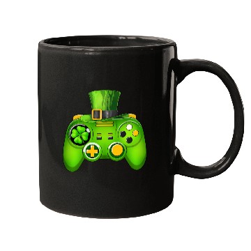 Discover Video Game Controller Irish Gamer St Patricks Day Mugs