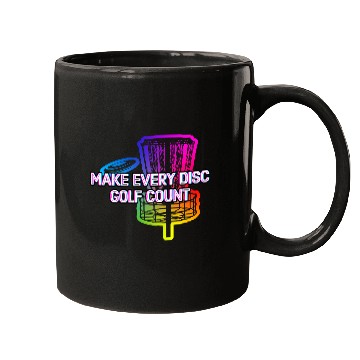 Discover Make Every Disc Golf Count Golfer Positive Quotes Mugs