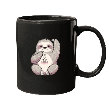 Discover Libra Zodiac Sloth Balancing Symbol Charm Mugs