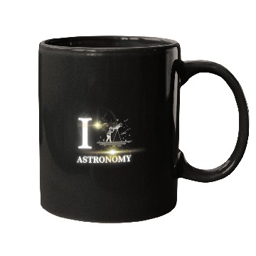 Discover Amateur Astronomy: I Love Astronomy Mugs