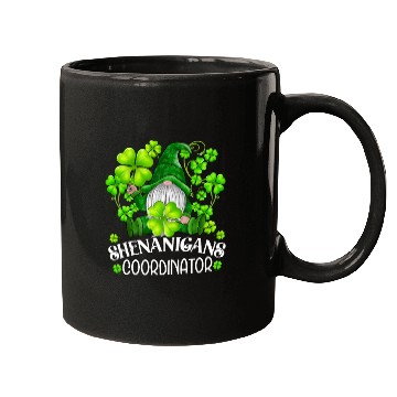 Discover Shenanigans Coordinator St. Patricks Day Gnome Mugs