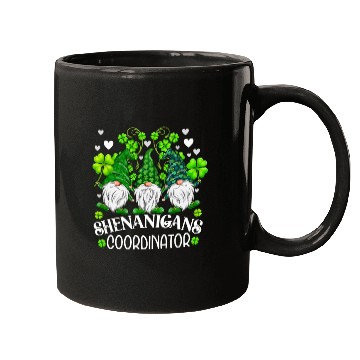 Discover Shenanigans Coordinator St. Patricks Day Gnomes Mugs