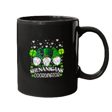 Discover Shenanigans Coordinator St. Patricks Day Gnomes Mugs