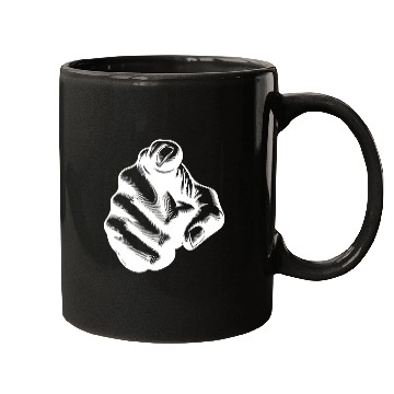 Discover Classic Hand Position Precise Index Finger Gesture Mugs