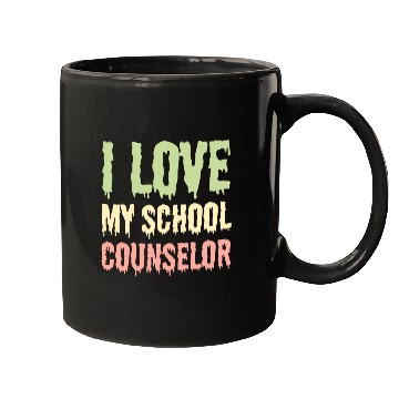Discover I Love My School Counselor Mugs