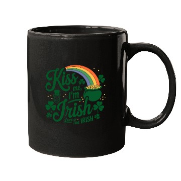 Discover Kiss Me I'm Irish Funny St Patrick's Day Mugs
