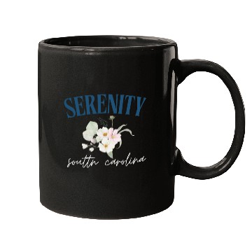 Discover Serenity, SC Raglan Baseball Mugs