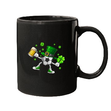 Discover Soccer Drinking Beer St Patrick's Day Mugs
