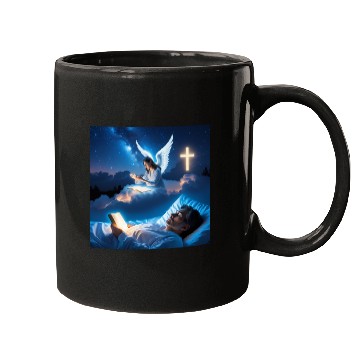 Discover Ángel Guardián Velando el Sueño Mugs