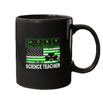 Discover Lucky to Be a Science Teacher St Patricks Day Mugs