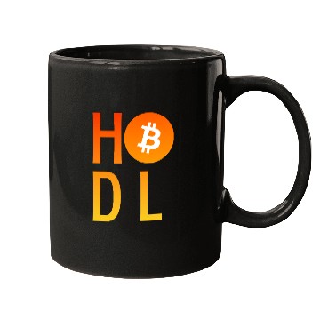 Discover HODL Bitcoin Minimalist Art Mugs