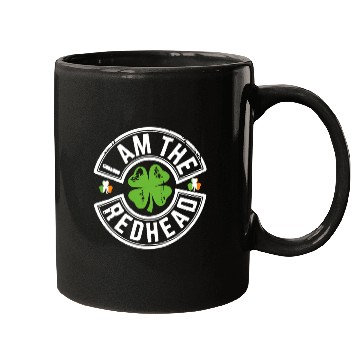 Discover I Am The Redhead Funny St. Patricks Day Mugs