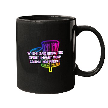 Discover More Course Not People Disc Golf Introvert Golfer Mugs