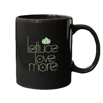 Discover Lettuce Love More Vegan Vegetarian Style Mugs