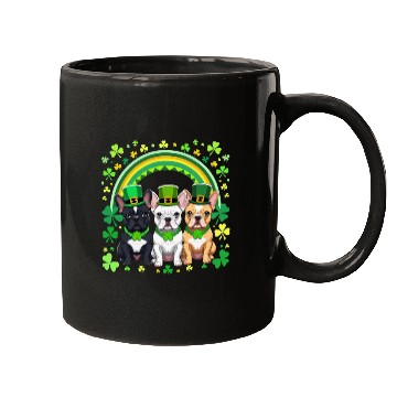 Discover St Patricks Day French Bulldogs Dog Frenchie gifts Mugs