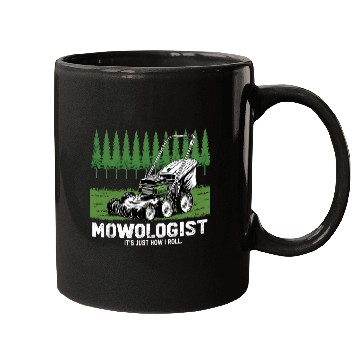 Discover Mowologist Gardener Lawn Mowing Gift Mugs