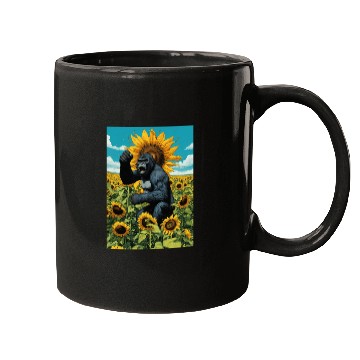 Discover Wild gorilla spirit. Mugs