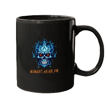 Discover Legends never die Mugs