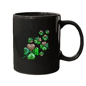 Discover St. Patrick's Day Shamrock Irish Leopard Mugs