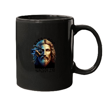 Discover Eyes on God Hands On Lens Mugs