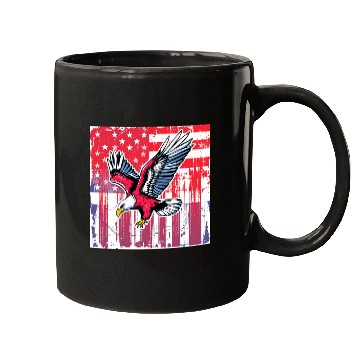 Discover American Eagle Illustration Mugs