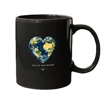 Discover Keep the Heart Beating Environment Earth Earth Day Mugs
