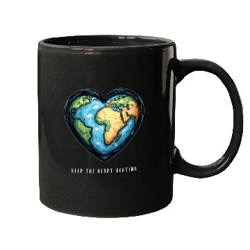 Discover Keep the Heart Beating Environment Earth Day Earth Mugs