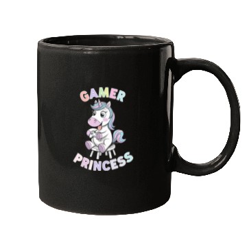Discover Gamer Princess Unicorn Magic for Gaming Mugs