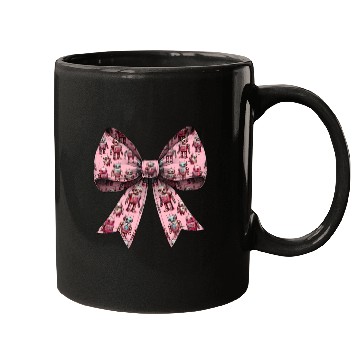 Discover Coquette Bow Robot Mothers Day Robotics Pattern Mugs