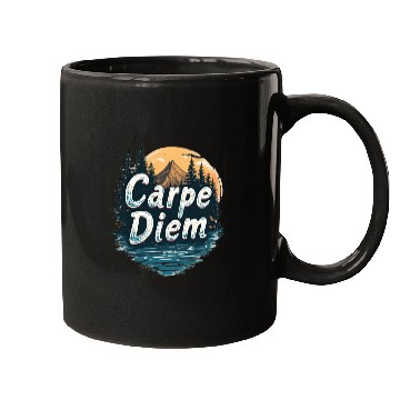 Discover Carpe Diem Adventure Awaits Mugs
