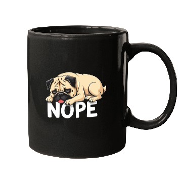 Discover Pug Pug Dog Fauer Dog Nope Mops Saying Mugs