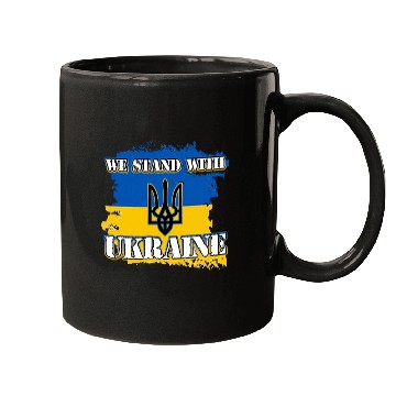 Discover We Stand With Ukraine Support Mugs