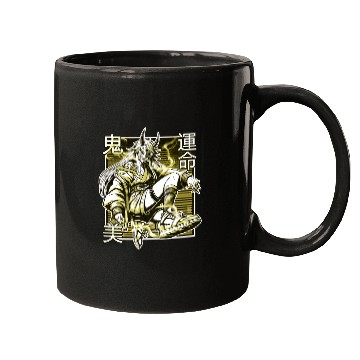 Discover Yellow Kunoichi Demon Mugs