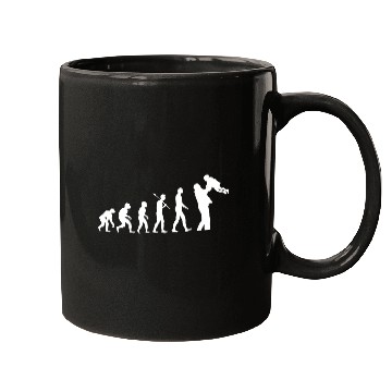 Discover Dad evolution Mugs