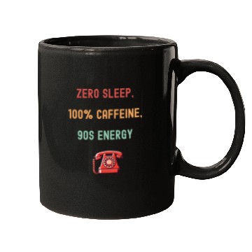 Discover Zero Sleep 100 Caffeine Mugs