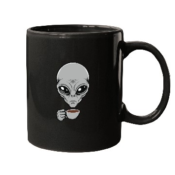 Discover Grey Alien Mugs