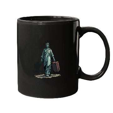 Discover Funny Statue of Liberty USA America Sarcasm Mugs