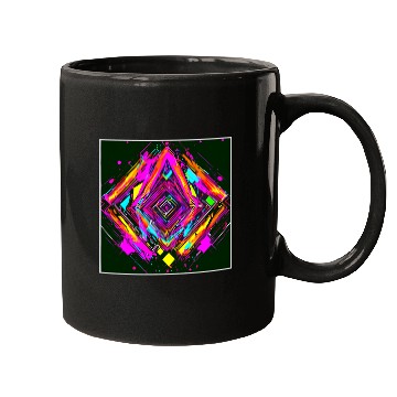 Discover Neon Colors Vintage Party Rave Mugs