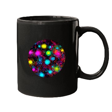 Discover Neon Vintage Glow UV Style Mugs