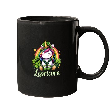 Discover Lepricorn St Patrick's Day Magic Unicorn Charm Mugs