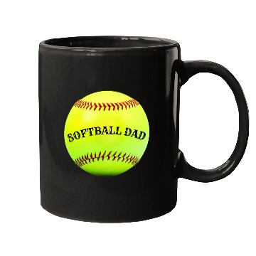 Discover Softball Dad Mugs