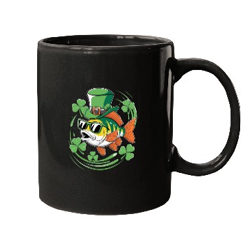 Discover St. Patrick's Day With Fish And Clover Leaves Mugs