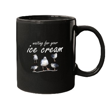 Discover ice cream seagull sea sailing coast ocean Mugs
