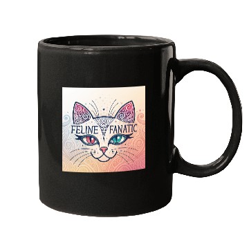 Discover Feline Fanatic Mugs - Cat Lover Mugs - Unique Ca