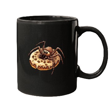 Discover Donut Spider Funny Creative Motif Mugs