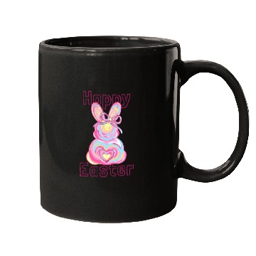 Discover Vibrant Easter Bunny Design for Girls Mugs