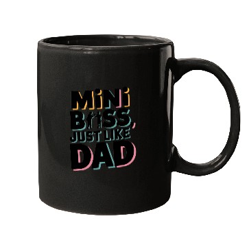 Discover Mini Boss Just Like Dad – Father & Son Matching Mugs