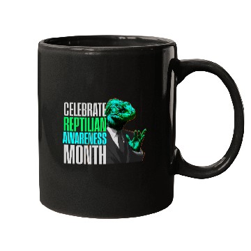 Discover Reptilian Awareness Month Lizard People Mugs