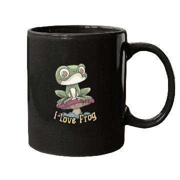 Discover i love frog Mugs