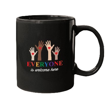 Discover Everyone Is Welcome Here Idaho Teacher Mugs